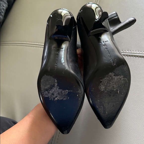 BOTTEGA VENETA Leather Sock Booties Heels 38 - Picture 7 of 12